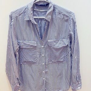 Zara striped blouse - size small